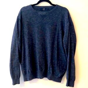 J. Crew classic blue crewneck sweatshirt